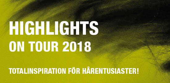 Gocciani Stora Höga Highlights on tour med frisöfröretagarna